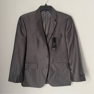 Alfani Men’s Regular Fit Shiny Gray Suit Separate Jacket 38S
